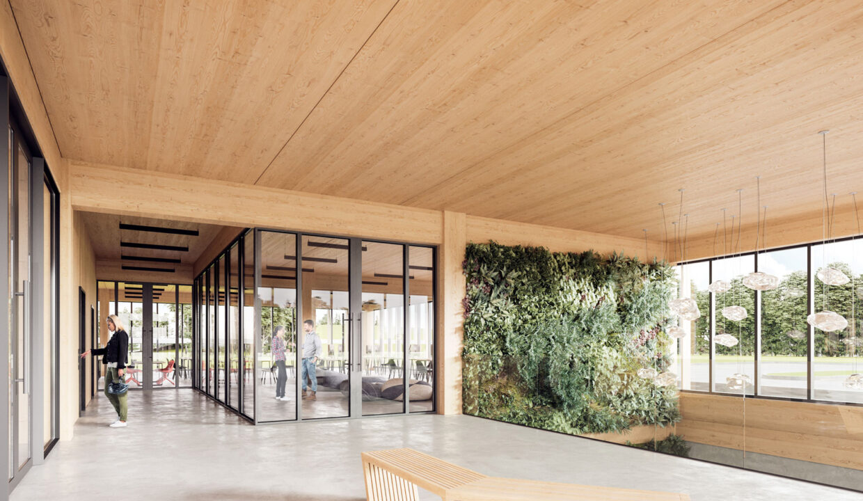 mass timber interior-rendering